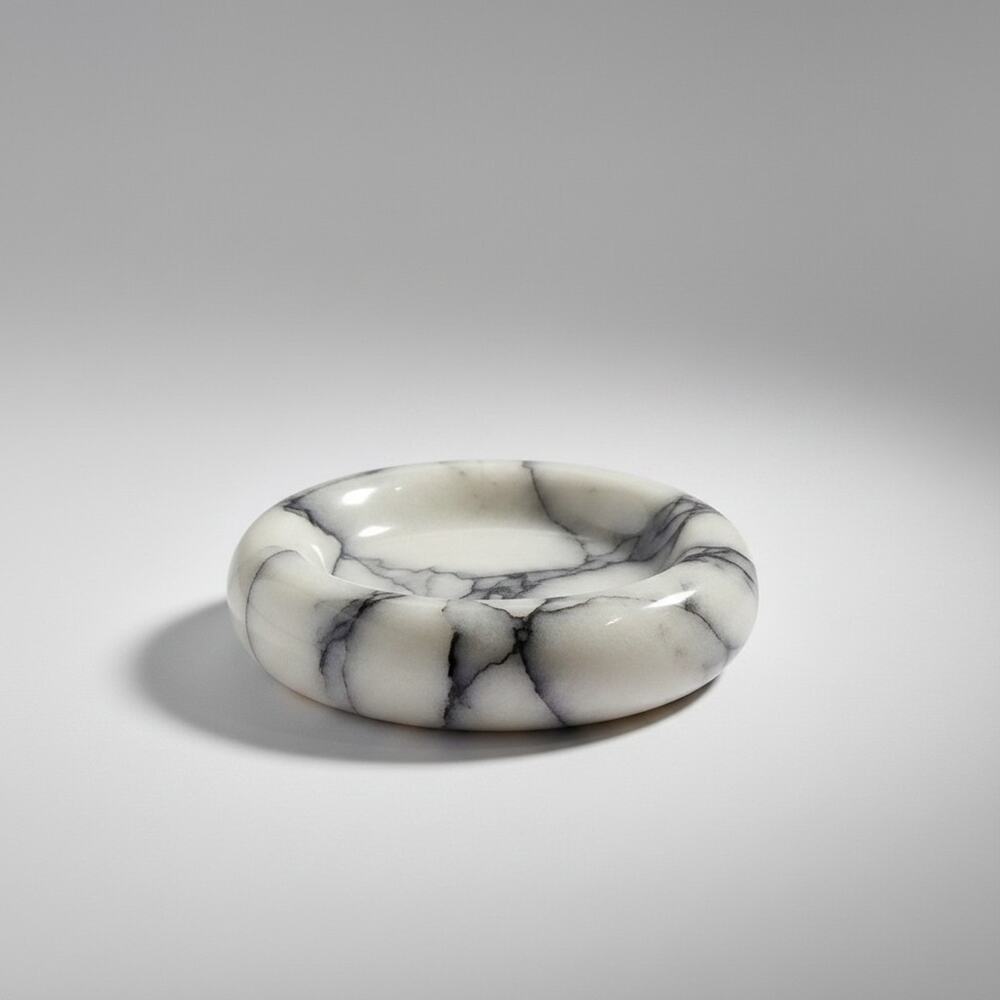 Marble tray Noir Blanc Vein Lunarie